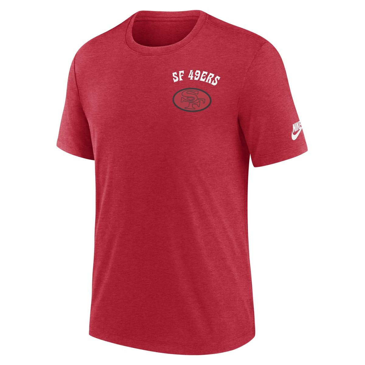 Nike Men San Francisco 49ers Rewind Team Hit T-Shirt - Red product image 1, provided for visual reference and product detail