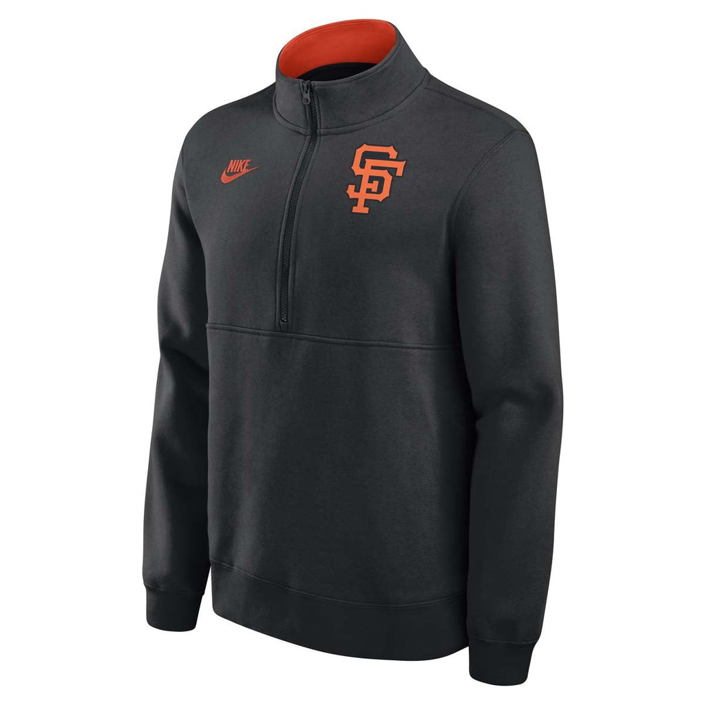 Nike San Francisco Giants Cooperstown 1/2 Zip Jacket product image 3, provided for visual reference and product detail review