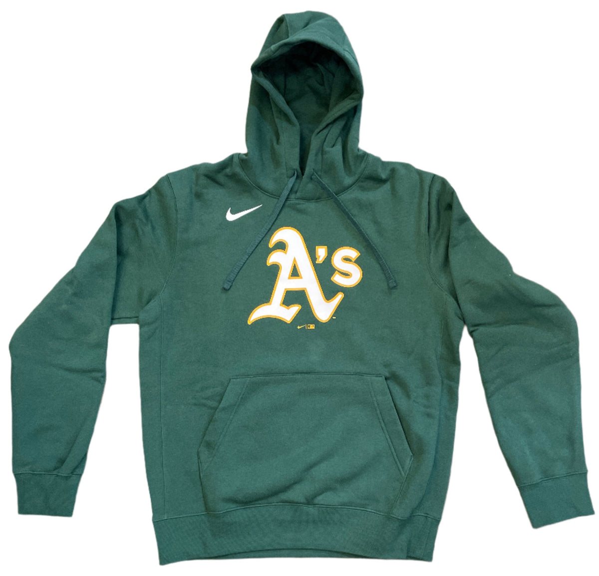 Nike Oakland Athletics Logo Hoodie-Pro Green product image 1, provided for visual reference and product detail review