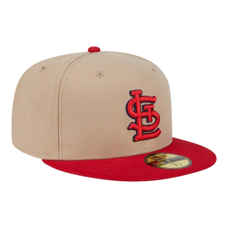 New Era St.Louis Cardinals 59FIFTY Fitted Hat-Camel product image 1, provided for visual reference and product detail review