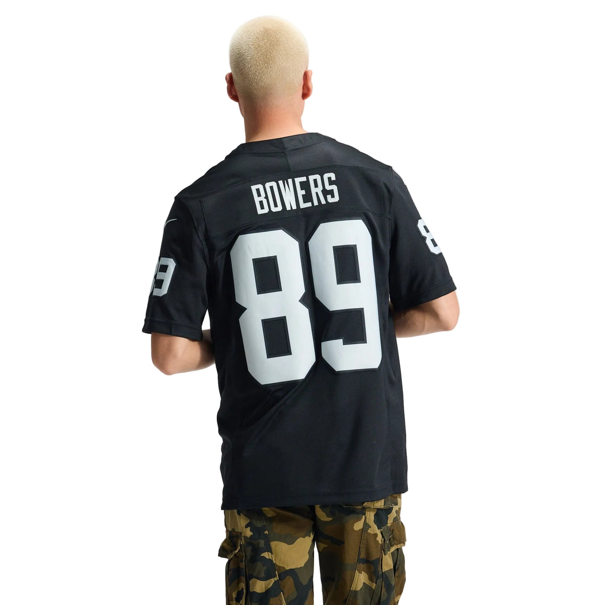 Nike Las Vegas Raiders Brock Bowers #89 Vapor Limited Player Jersey - Black product image 4, provided for visual reference