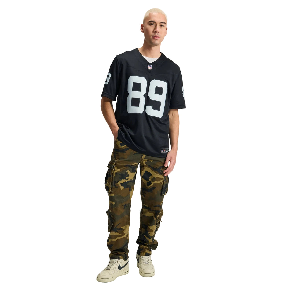 Nike Las Vegas Raiders Brock Bowers #89 Vapor Limited Player Jersey - Black product image 5, provided for visual reference