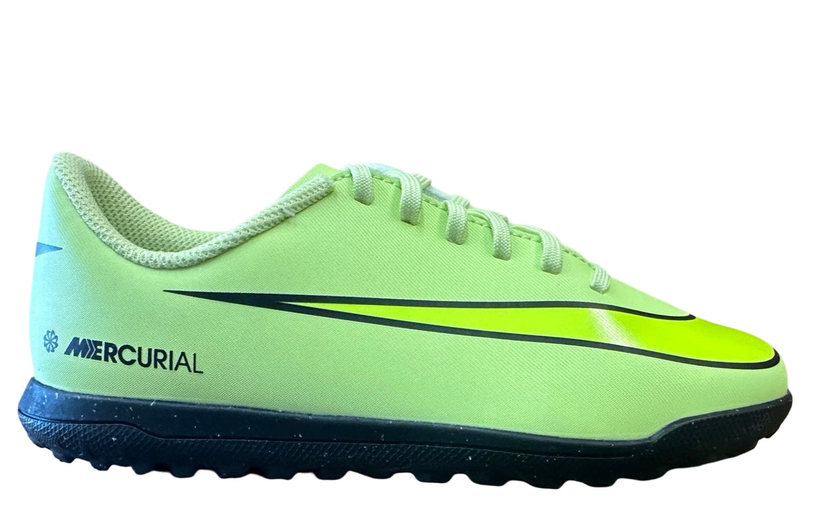 Nike Jr. Mercurial Vapor 16 Club Turf Low Limelite/Volt-Hyper Crimson product image 3, provided for visual reference and