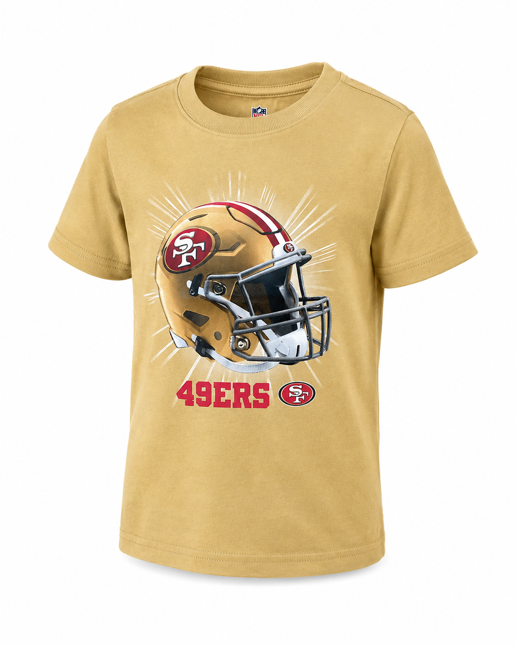 San Francisco 49ers Preschool Winning Mentality T-Shirt-GOLD product image 1, provided for visual reference and product
