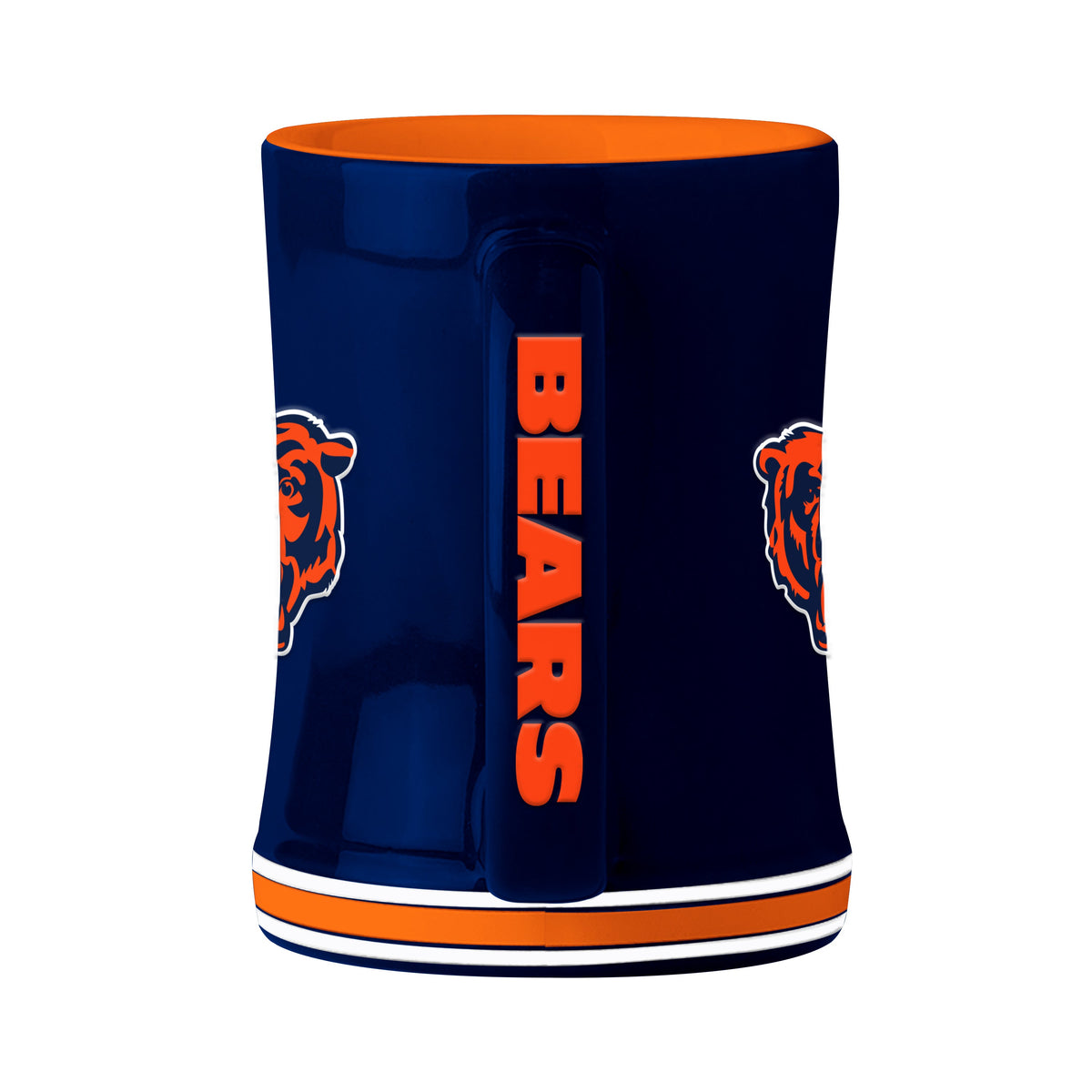 Chicago Bears 14 oz Sculpted Bearface Logo Relief Mug product image 2, provided for visual reference and product detail