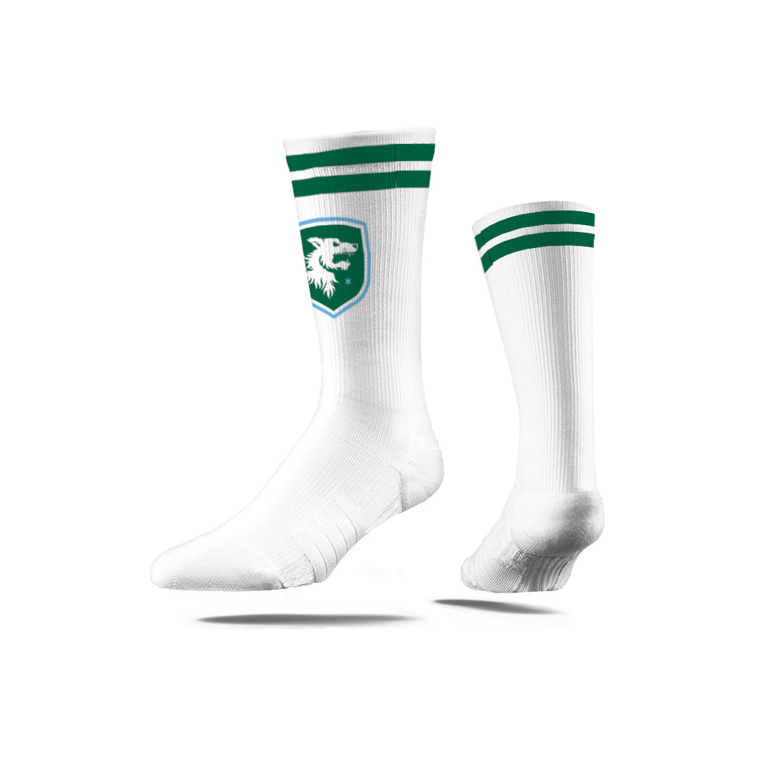 Chicago Hounds White Striped Socks product image 1, provided for visual reference and product detail review