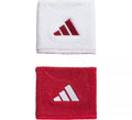 Adidas Interval Reversible 2.0 Wristband - Red/White product image 1, provided for visual reference and product detail review