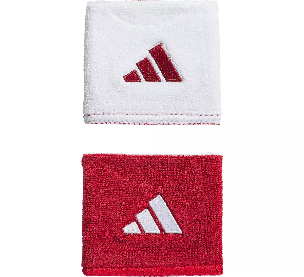 Adidas Interval Reversible 2.0 Wristband - Red/White product image 1, provided for visual reference and product detail review