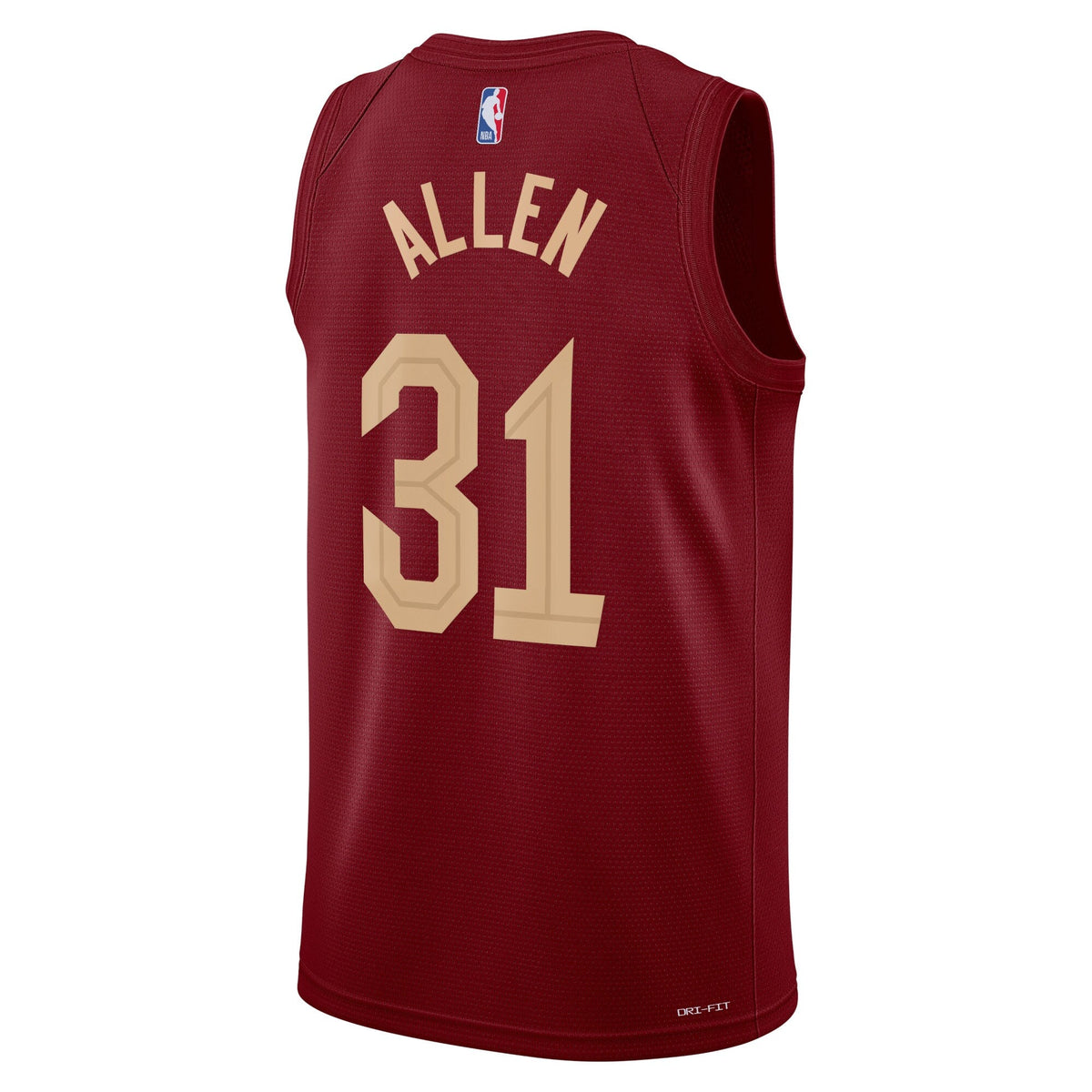 Cleveland Cavaliers Nike Icon Edition Swingman Jersey - Maroon - Jarrett Allen - Unisex product image 3, provided for visual