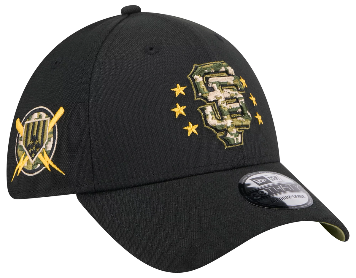 New Era San Francisco Giants Armed Forces Day 39THIRTY Stretch Fit Hat 2024 product image 1, provided for visual reference