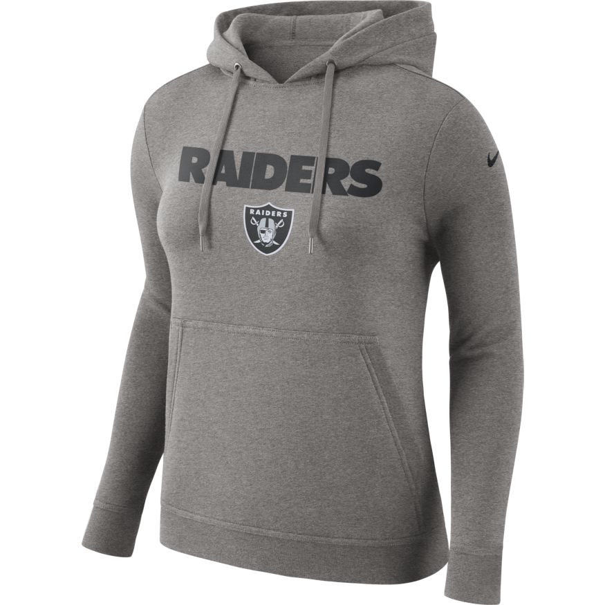 Nike NFL Raiders Women Fleece Pullover Hoodie product image 4, provided for visual reference and product detail review