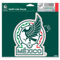 Mexico National Soccer Multi-Use Decal Cut to Logo 5"X 6" product image 1, provided for visual reference and product detail