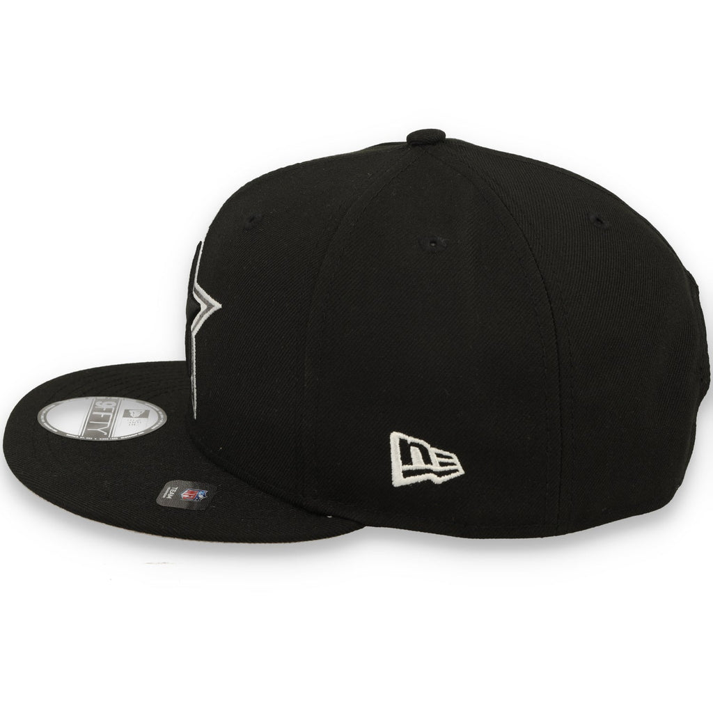 Dallas Cowboys New Era 9FIFTY Snapback Hat - Black product image 4, provided for visual reference and product detail review