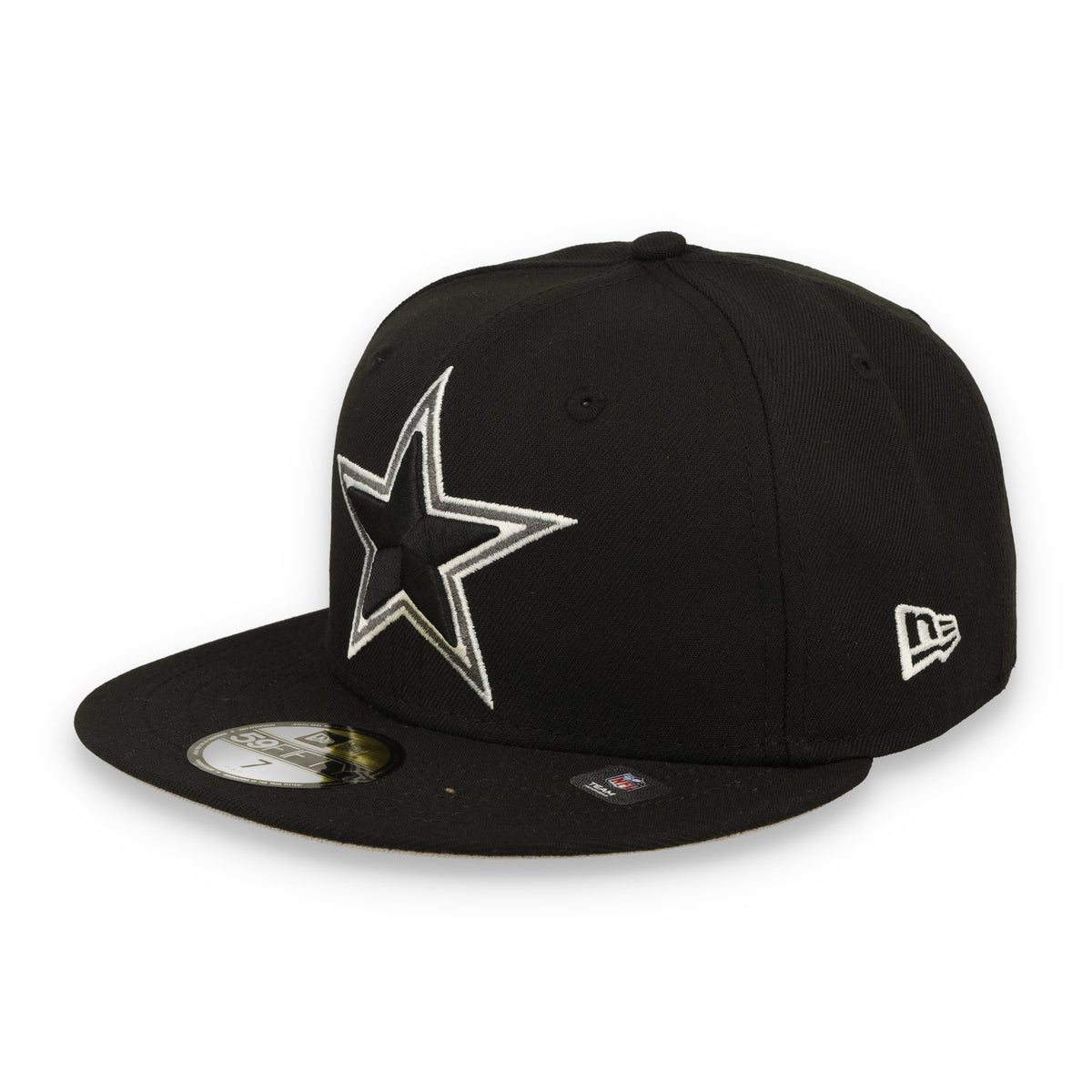 Dallas Cowboys New Era 59FIFTY Fitted Hat - Black product image 2, provided for visual reference and product detail review