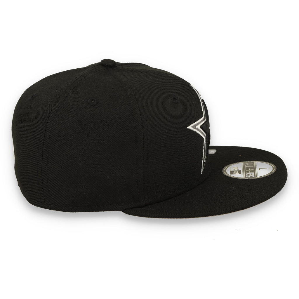 Dallas Cowboys New Era 59FIFTY Fitted Hat - Black product image 5, provided for visual reference and product detail review