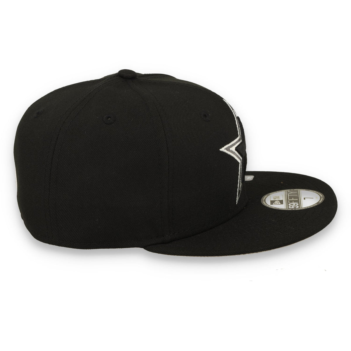 Dallas Cowboys New Era 59FIFTY Fitted Hat - Black product image 5, provided for visual reference and product detail review