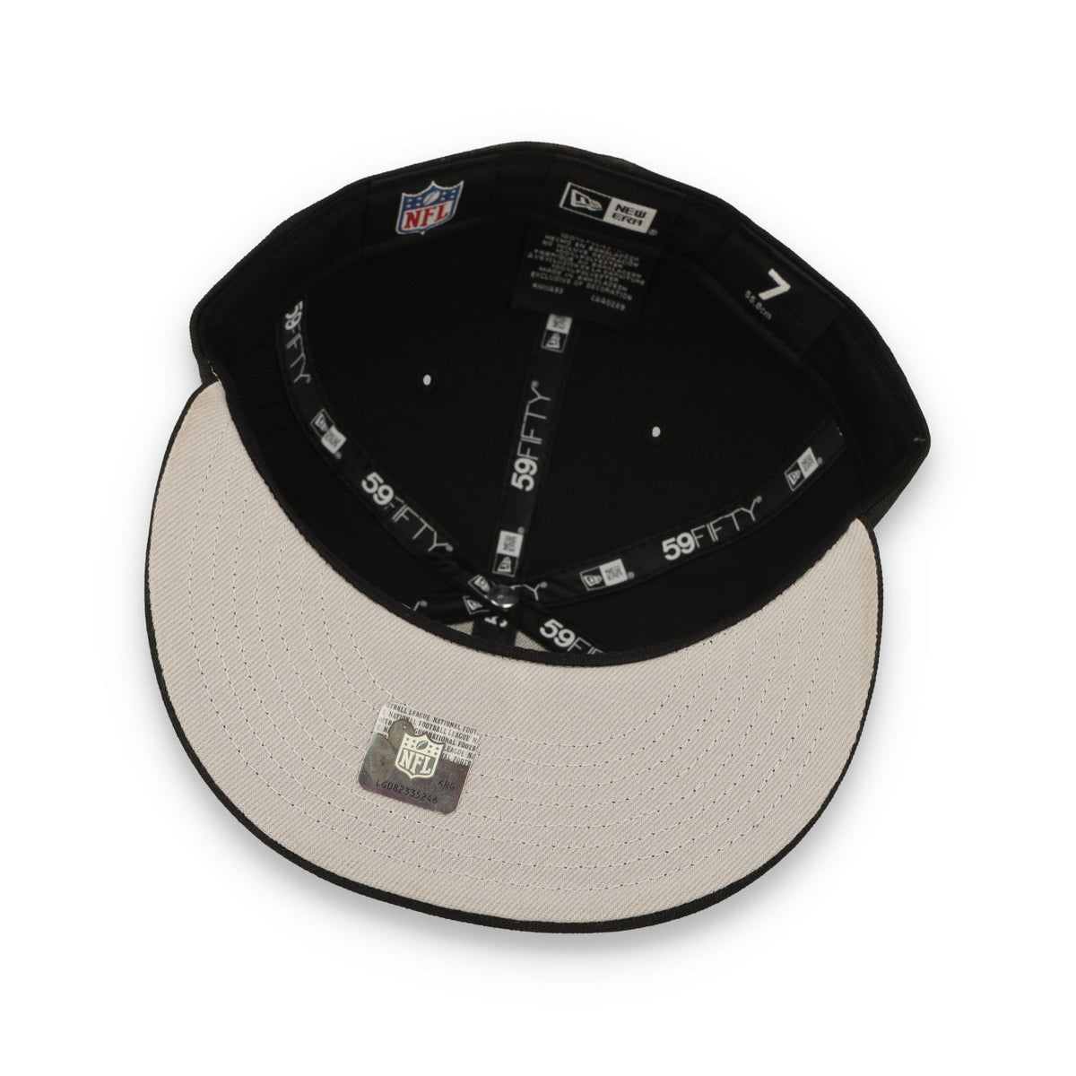 Dallas Cowboys New Era 59FIFTY Fitted Hat - Black product image 8, provided for visual reference and product detail review