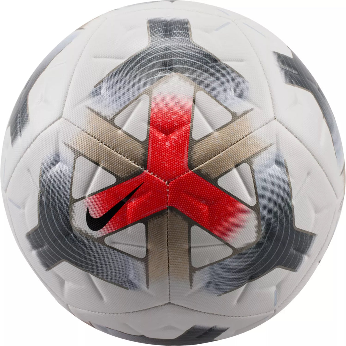 Nike Academy Soccer Ball - White/Bright Crimson/Black product image 1, provided for visual reference and product detail