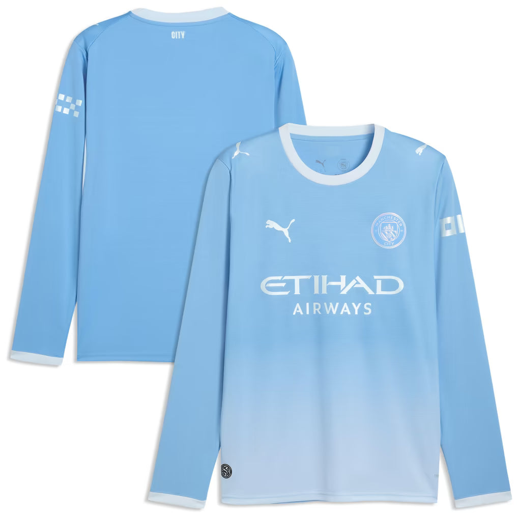 Puma Men Manchester City FC Home Long Sleeve Stadium Jersey 26/27 product image 1, provided for visual reference and product