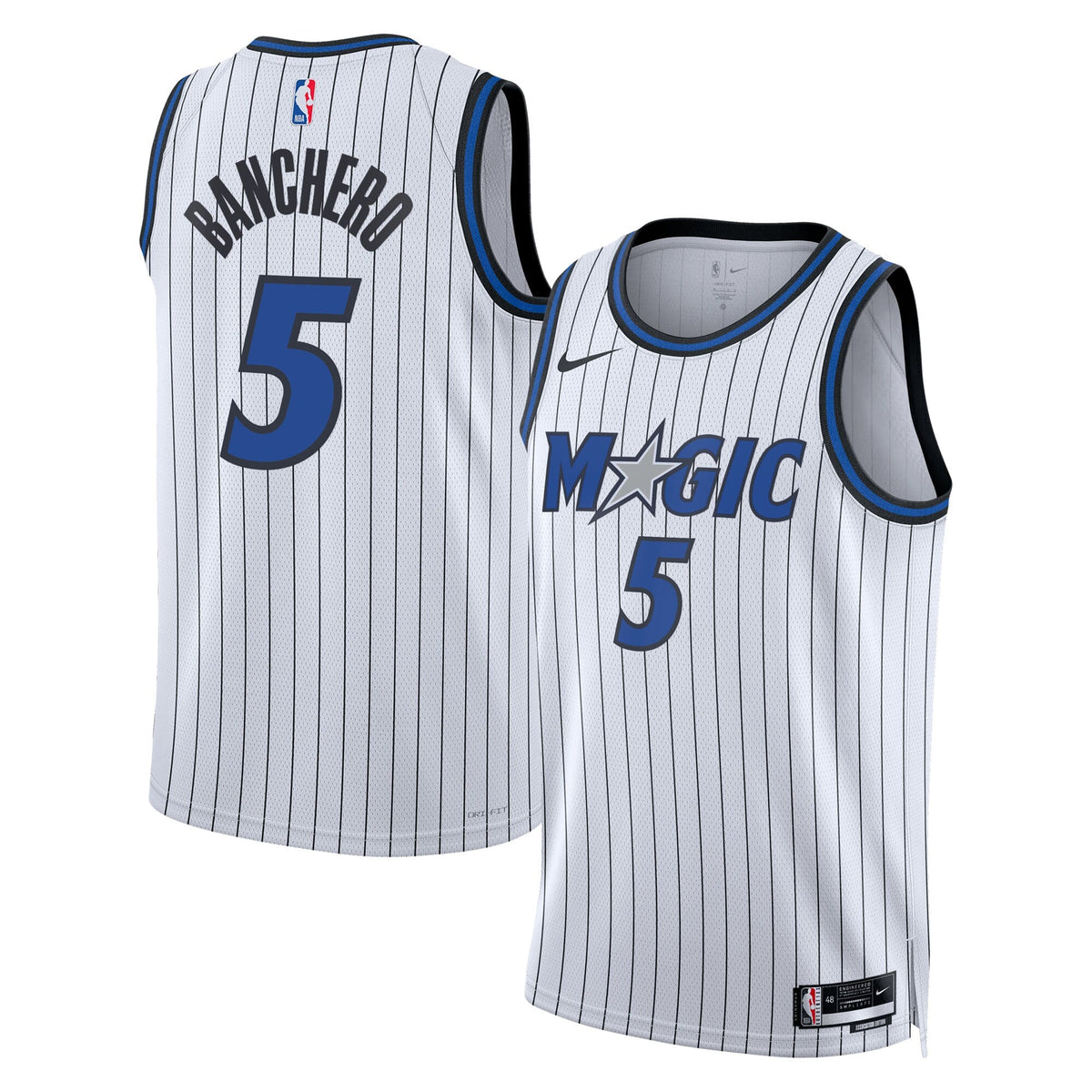 Orlando Magic Nike Replica Association Edition Swingman Jersey - White - Paolo Banchero - Unisex product image 2, provided