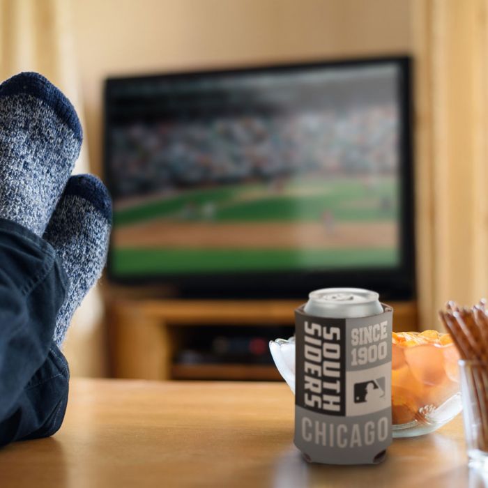Chicago White Sox 12 oz. Block Can Cooler product image 2, provided for visual reference and product detail review