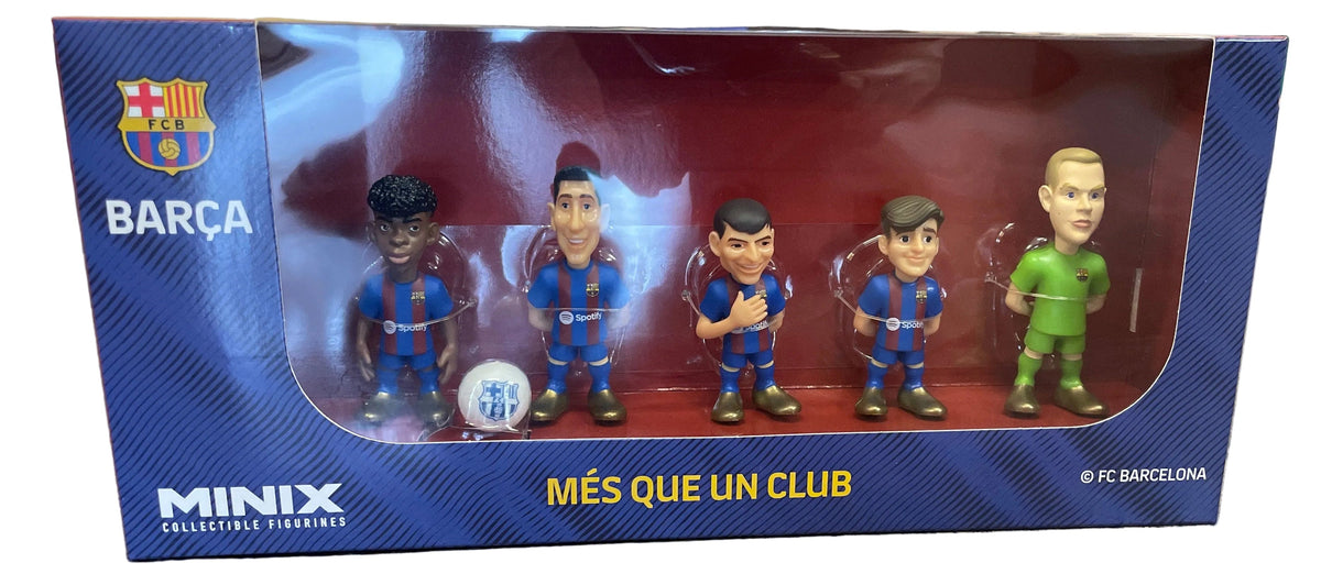 Minix 12CM Barcelona Collectible Figure 5 Pack product image 3, provided for visual reference and product detail review