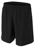 A4 Youth Woven Soccer Short-Black product image 1, provided for visual reference and product detail review