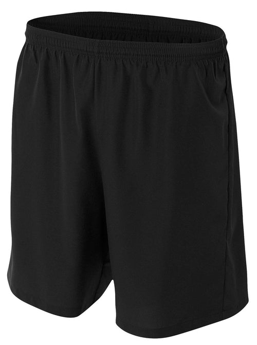 A4 Youth Woven Soccer Short-Black product image 1, provided for visual reference and product detail review
