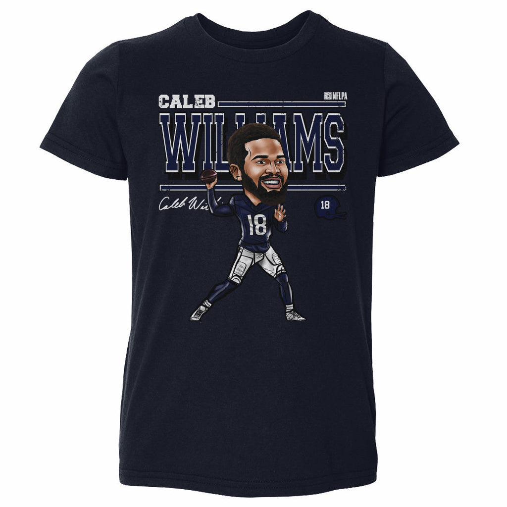 Caleb Williams Chicago Cartoon WHT product image 2, provided for visual reference and product detail review