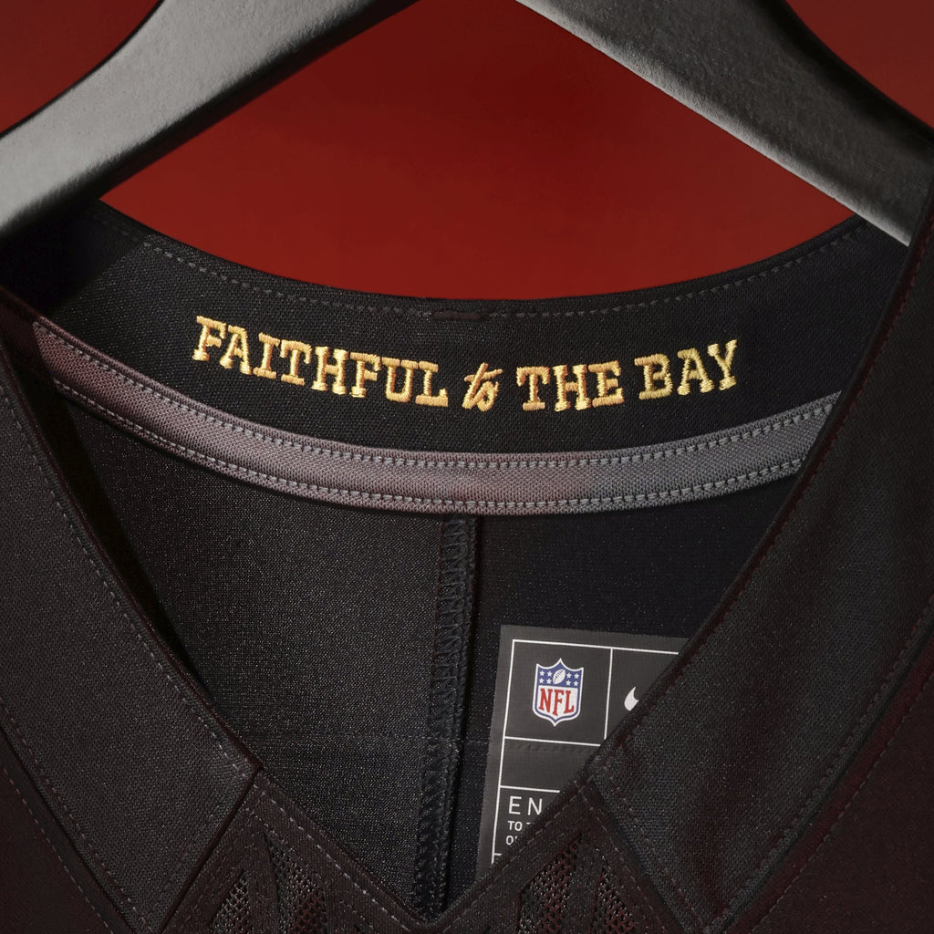 Nike Men San Francisco 49ers Ricky Pearsall #1 Rivalries Limited Jersey - Black product image 4, provided for visual