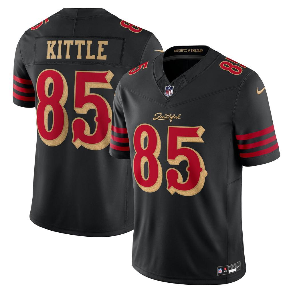Nike Men San Francisco 49ers George Kittle #85 Rivalries Limited Jersey - Black product image 3, provided for visual