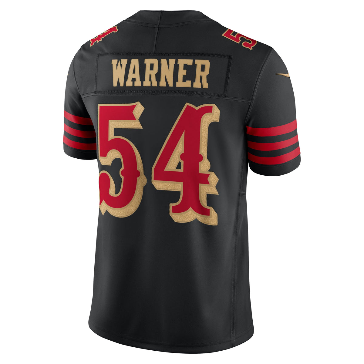 Nike Men San Francisco 49ers Fred Warner #54 Rivalries Limited Jersey - Black product image 2, provided for visual reference