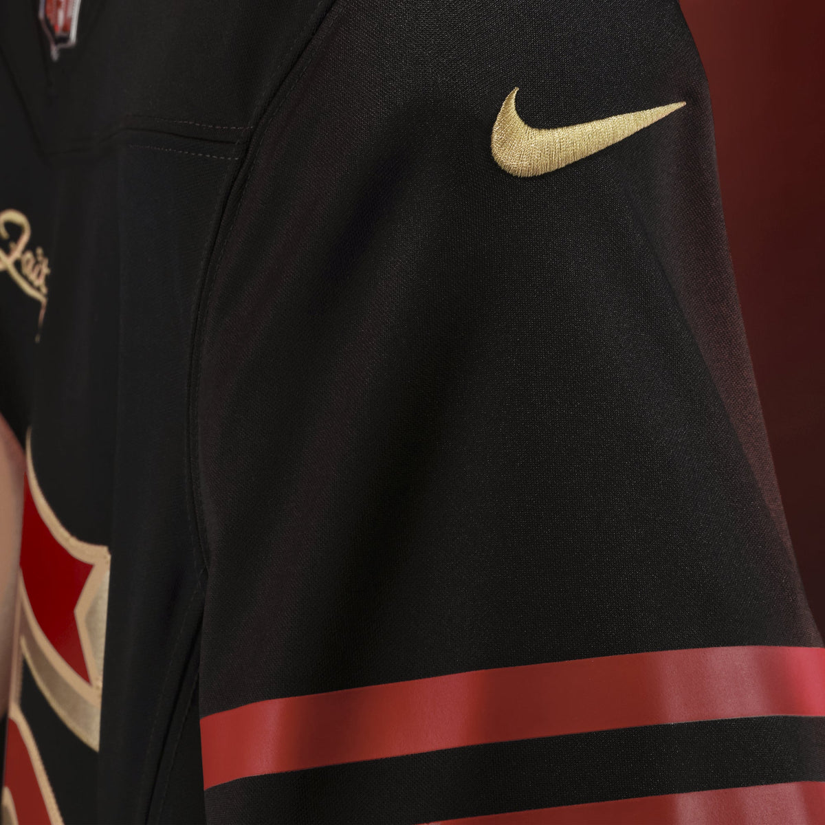 Nike Men San Francisco 49ers Fred Warner #54 Rivalries Limited Jersey - Black product image 6, provided for visual reference