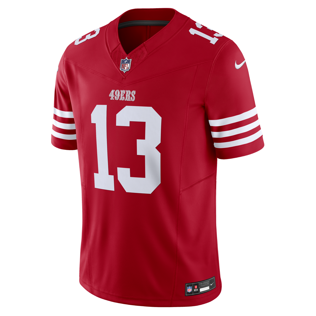 Nike Men San Francisco 49ers Purdy #13 Limited Jersey–Gym Red product image 1, provided for visual reference and product