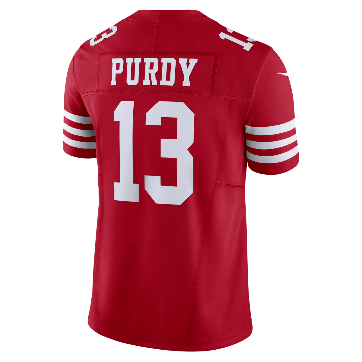 Nike Men San Francisco 49ers Purdy #13 Limited Jersey–Gym Red product image 2, provided for visual reference and product