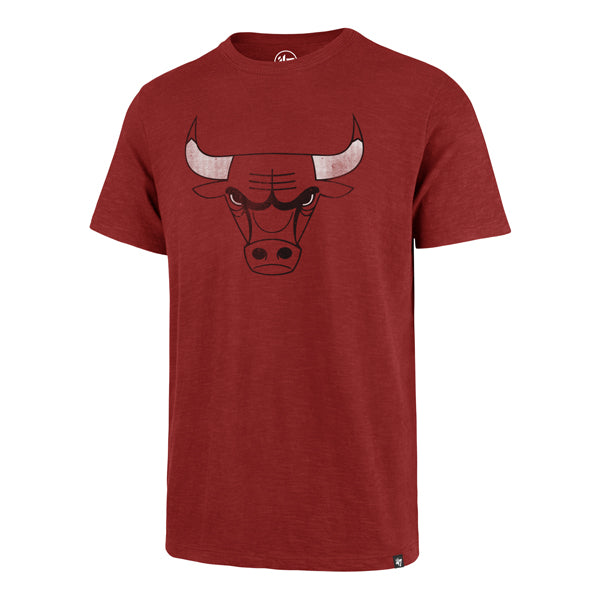 Chicago Bulls Red Rescue Grit Scrum T-Shirt product image 1, provided for visual reference and product detail review