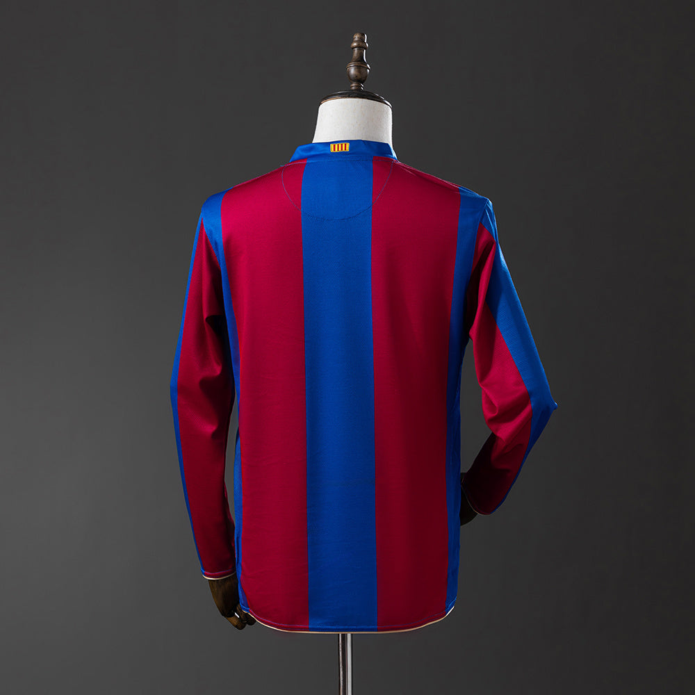 Barcelona 07/08 Home Long Sleeve Retro Jersey product image 2