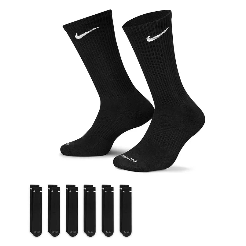Nike Everyday Plus Cushioned Training Crew Socks (6 Pairs) product image 3, provided for visual reference and product detail