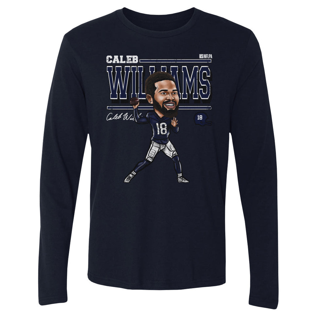 Caleb Williams Chicago Cartoon WHT product image 2, provided for visual reference and product detail review
