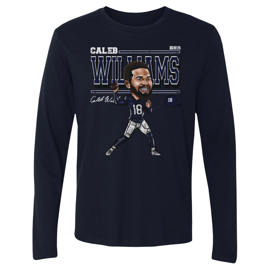 Caleb Williams Chicago Cartoon WHT product image 2, provided for visual reference and product detail review