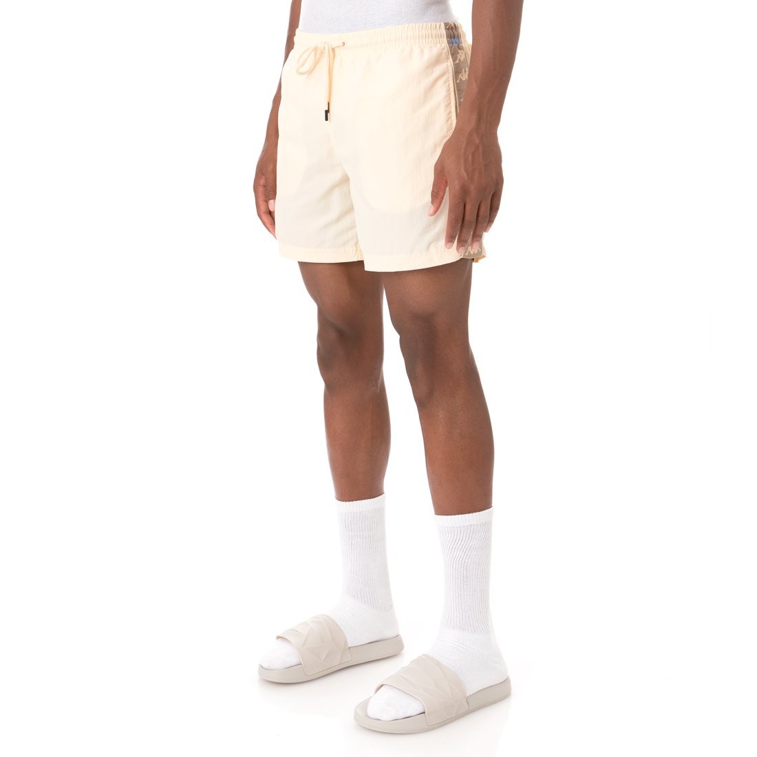 Kappa 22 Banda Coneyn Swim Shorts - Beige product image 2, provided for visual reference and product detail review
