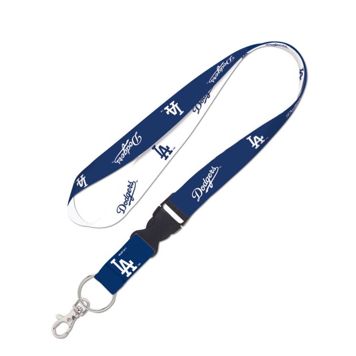 Los Angeles Dodgers Lanyard W/Detachable Buckle 1" product image 1, provided for visual reference and product detail review