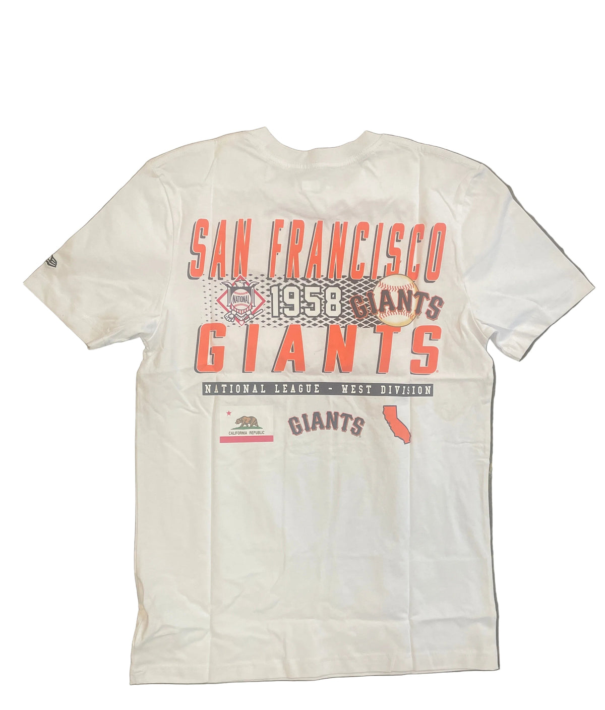 New Era Men San Francisco Giants West Division T-Shirt product image 2, provided for visual reference and product detail