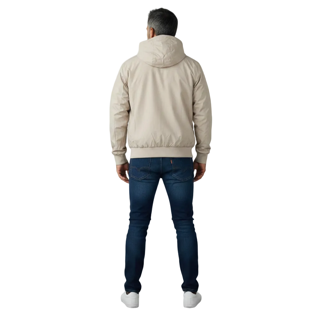 Pro Standard Men San Francisco Giants Hybrid Woven Jacket-Khaki product image 3, provided for visual reference and product