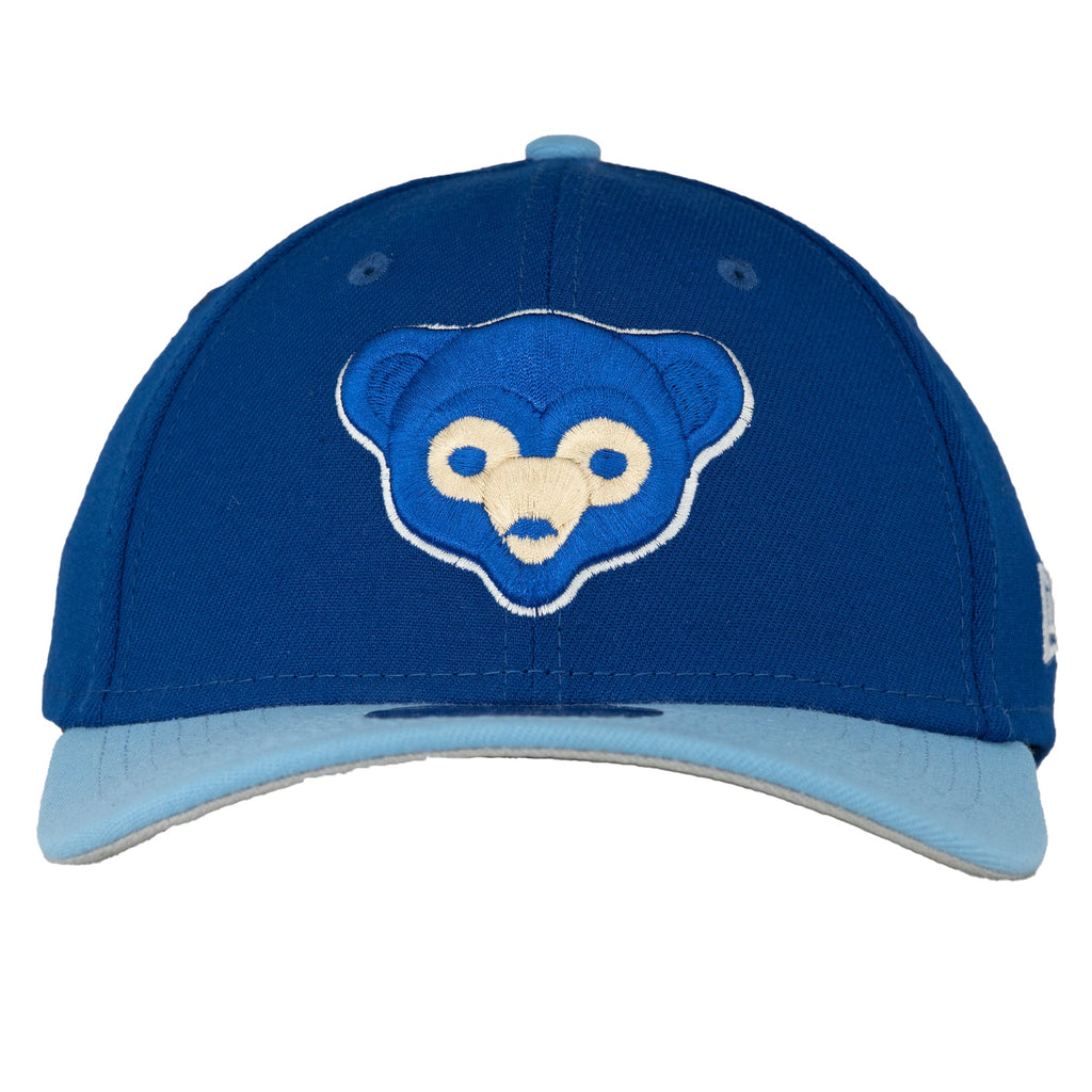 Chicago Cubs Royal/Columbia New Era 39THIRTY Flex Fit Hat product image 2, provided for visual reference and product detail