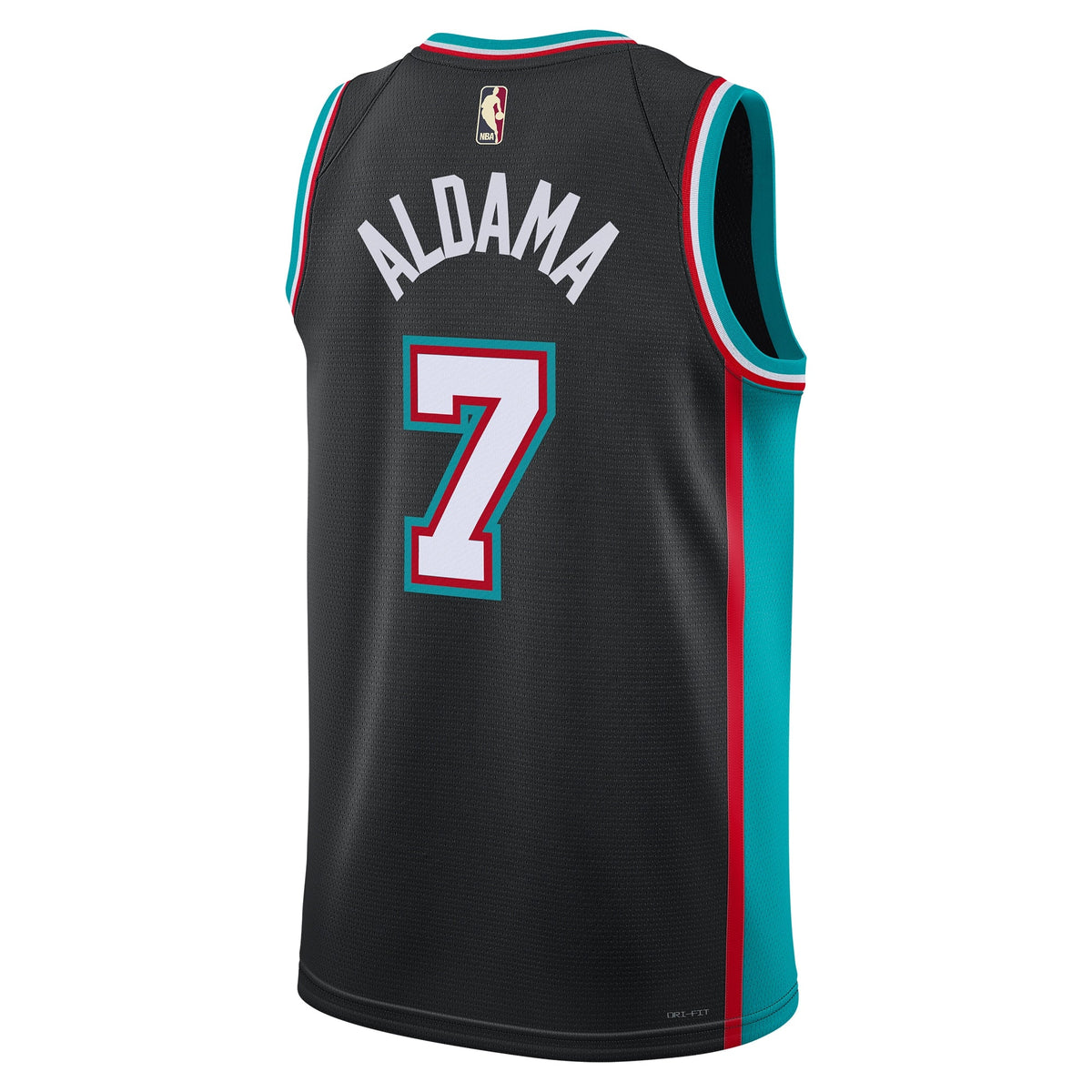 Memphis Grizzlies Nike Classic Edition Jersey - Black - Santi Aldama - Unisex product image 4, provided for visual reference