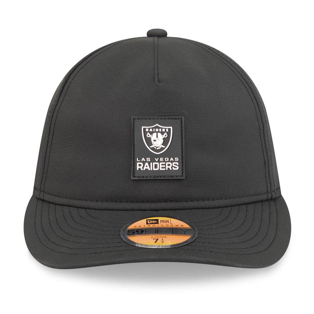 New Era Las Vegas Raiders Performance Retro Crown A-Frame ON-FIELD Sideline 59FIFTY Fitted Hat-Black product image 2,