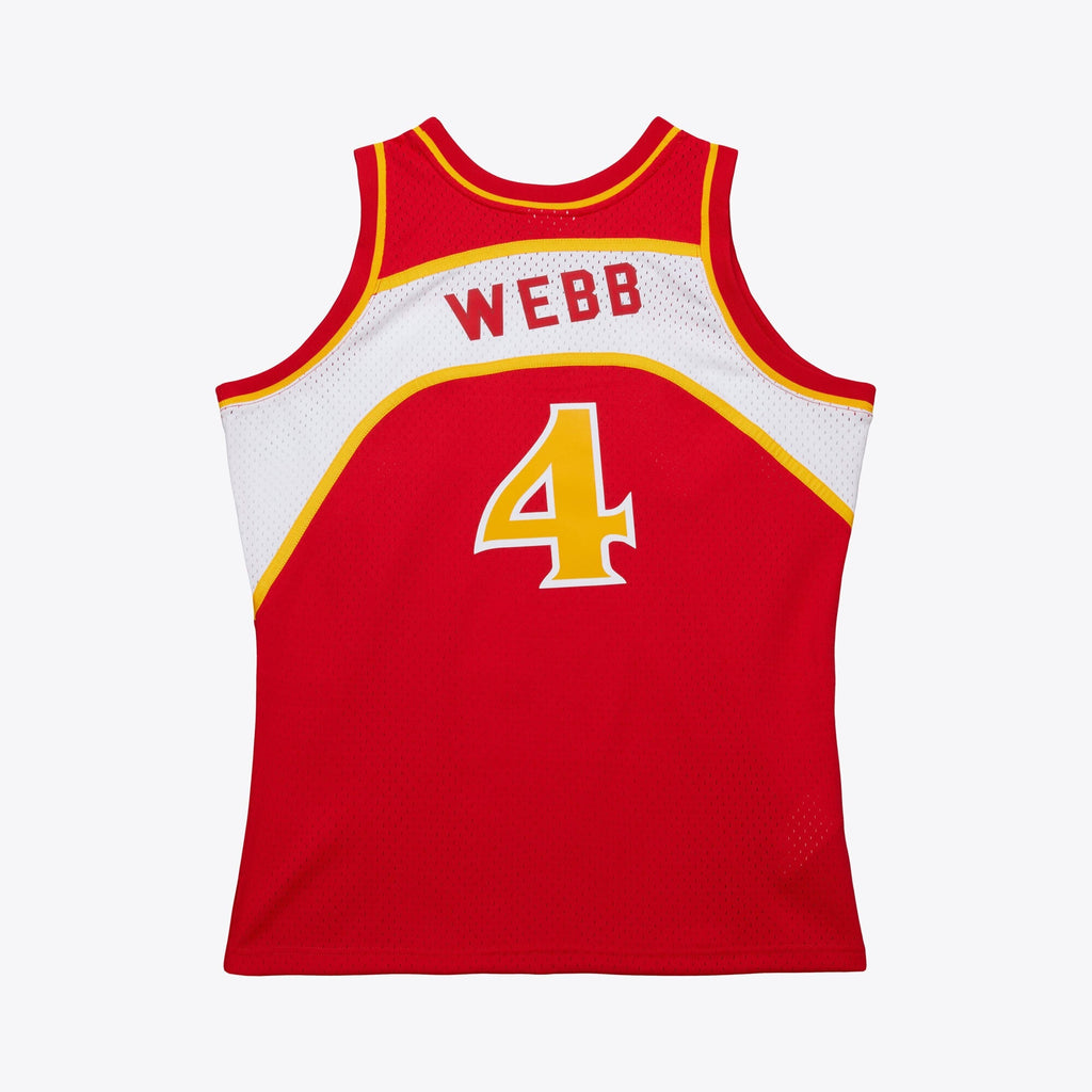 Atlanta Hawks Mitchell & Ness Swingman Jersey Road Spud Webb 1986-87 product image 3, provided for visual reference and