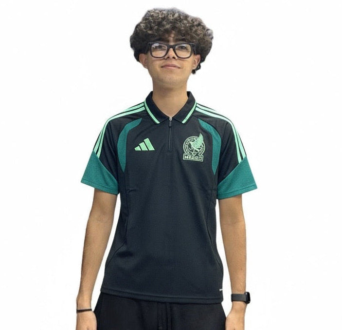 Adidas Mexico 26 Tiro Polo Shirt product image 1, provided for visual reference and product detail review