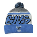 Chicago Bulls MN Light Blue Throw Down Pom Knit product image 1, provided for visual reference and product detail review